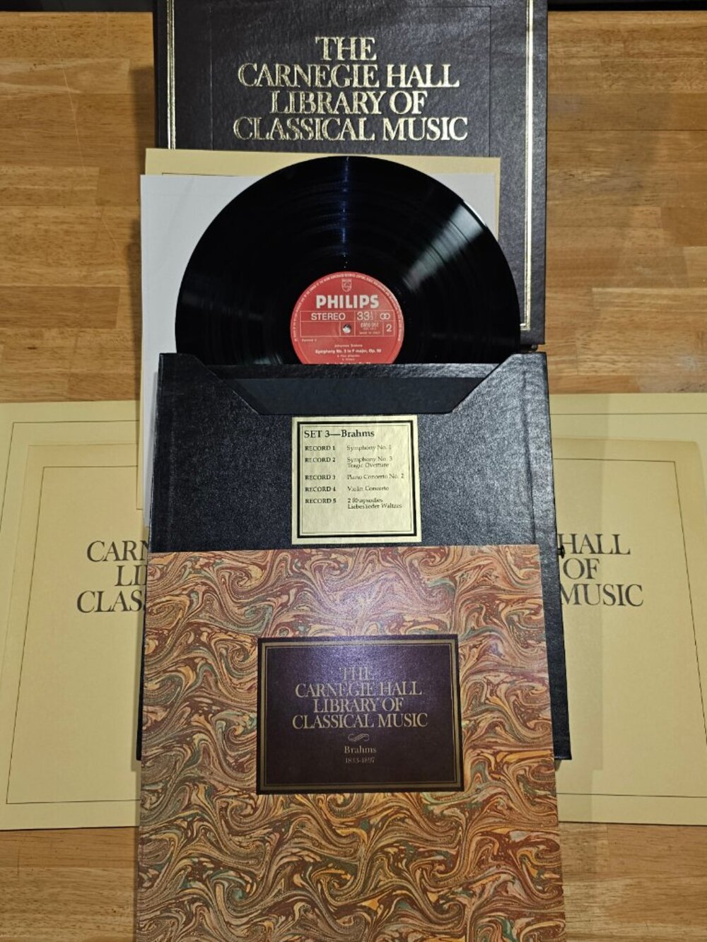 The Carnegie Hall Library Classical Music Set #3 Brahms Vinyl collection